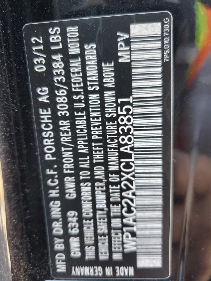 PORSCHE CAYENNE TURBO