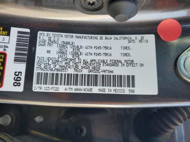 2018 TOYOTA TACOMA DOU - 3TMAZ5CN0JM068537
