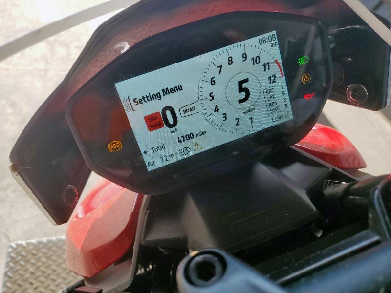 2022 DUCATI STREETFIGH ZDMFAKYW3NB001364