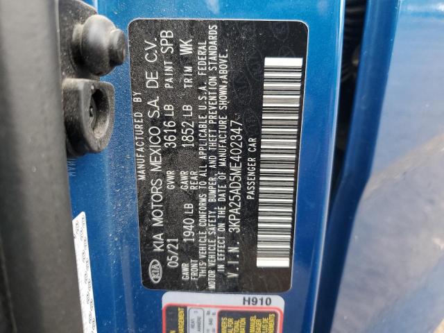 2021 KIA RIO S - 3KPA25AD5ME402347