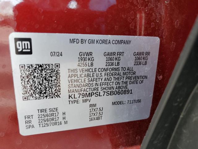 2025 CHEVROLET TRAILBLAZE - KL79MPSL7SB060891
