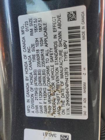 2023 HONDA CR-V EXL - 2HKRS4H74PH412879