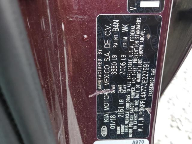 2018 KIA FORTE LX 3KPFL4A77JE227991