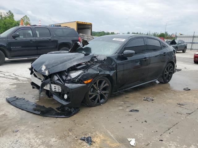 Vin: shhfk7h96ju210958, lot: 58640055, honda civic sport touring 2018 img_1