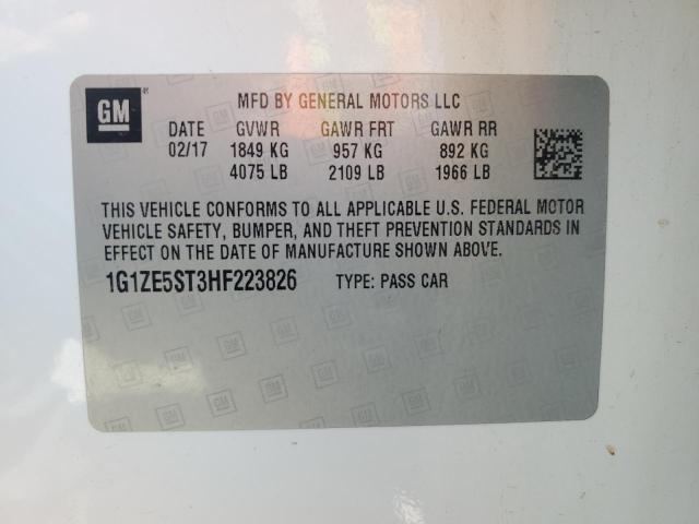 2017 CHEVROLET MALIBU LT - 1G1ZE5ST3HF223826