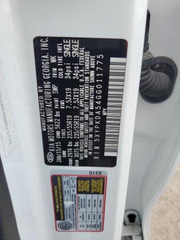 2016 KIA SORENTO SX - 5XYPKDA54GG011775