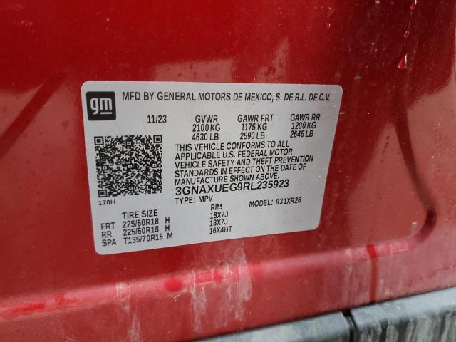 2024 CHEVROLET EQUINOX LT - 3GNAXUEG9RL235923