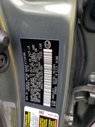 2020 LEXUS ES 350 LUX 58AEZ1B18LU057684