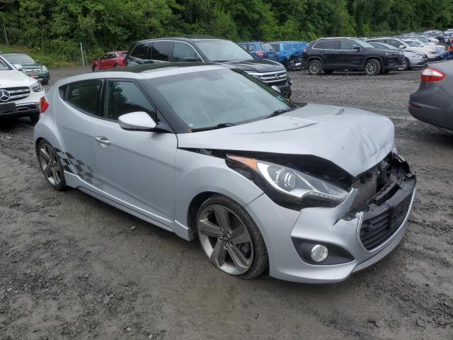 Vin: kmhtc6ae4fu232440, lot: 58053895, hyundai veloster turbo 20154