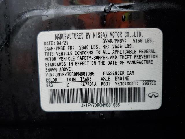 2021 INFINITI Q50 RED SP JN1FV7DR0MM881085