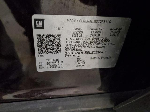 2020 GMC ACADIA SLE 1GKKNRLS9LZ129967