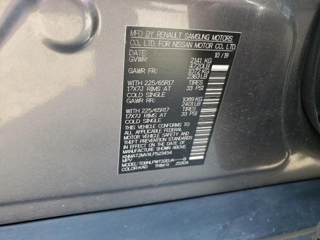 2020 NISSAN ROGUE S - KNMAT2MVXLP523454