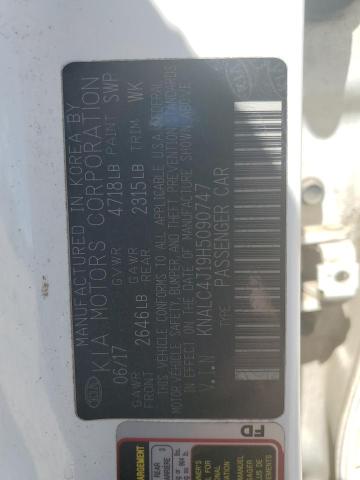 2017 KIA CADENZA PR KNALC4J19H5090747