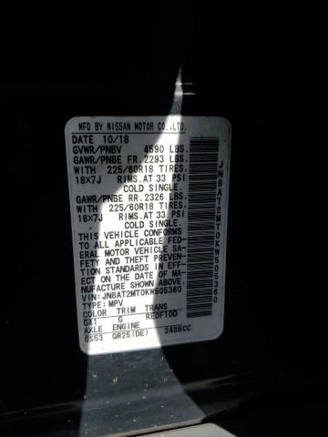 2019 NISSAN ROGUE S - JN8AT2MT0KW505360