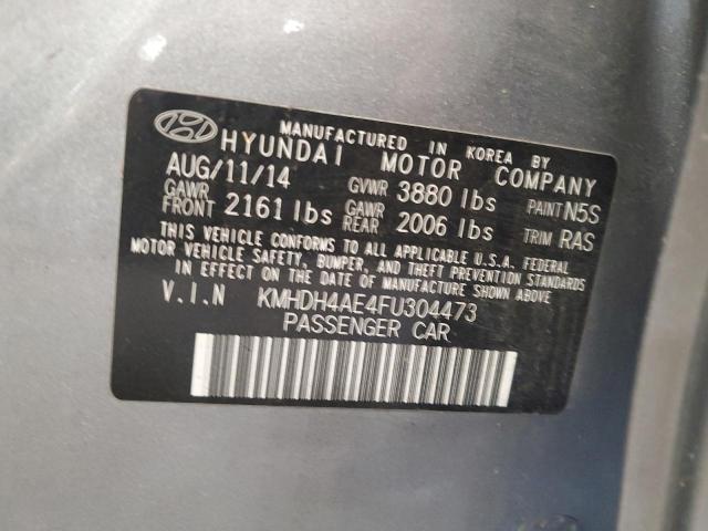 2015 HYUNDAI ELANTRA SE - KMHDH4AE4FU304473