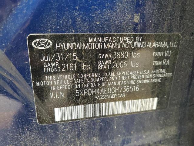 2016 HYUNDAI ELANTRA SE - 5NPDH4AE8GH736516