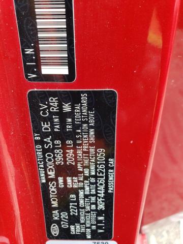 2020 KIA FORTE GT 3KPF44AC6LE261059