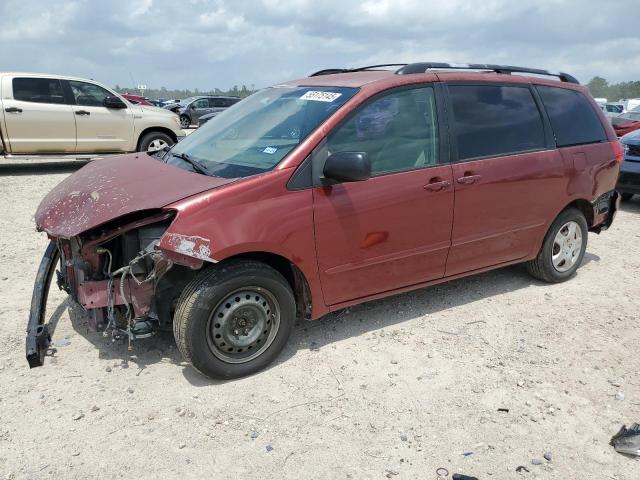 TOYOTA SIENNA CE 2008 burgundy  gas 5TDZK23C38S219241 photo #1