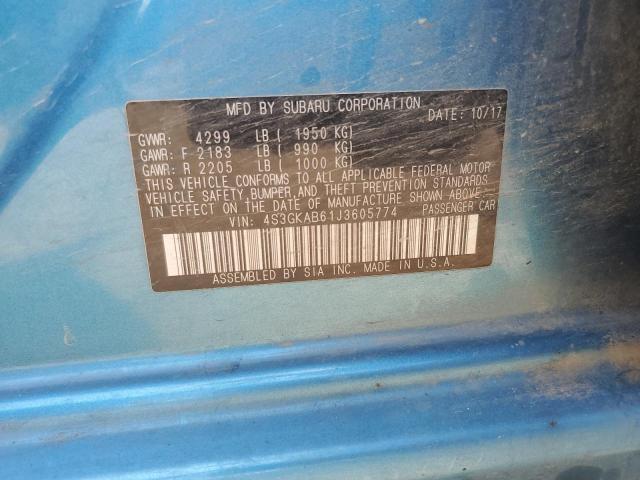 2018 SUBARU IMPREZA PR - 4S3GKAB61J3605774