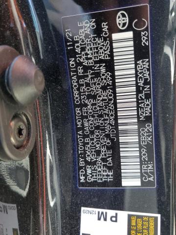 2022 TOYOTA COROLLA XS - JTDT4MCE6NJ091499