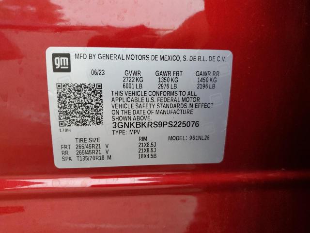 2023 CHEVROLET BLAZER RS - 3GNKBKRS9PS225076