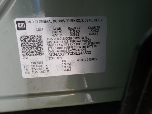 2025 CHEVROLET EQUINOX LT - 3GNAXPEG3SL245533