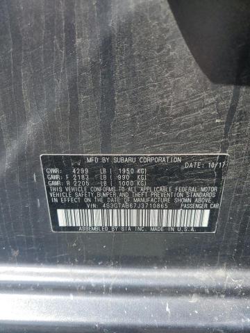 2018 SUBARU IMPREZA PR 4S3GTAB67J3710865
