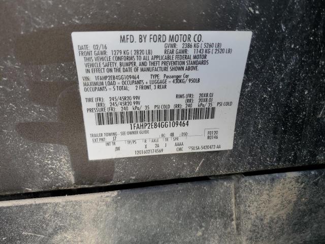 2016 FORD TAURUS SEL - 1FAHP2E84GG109464