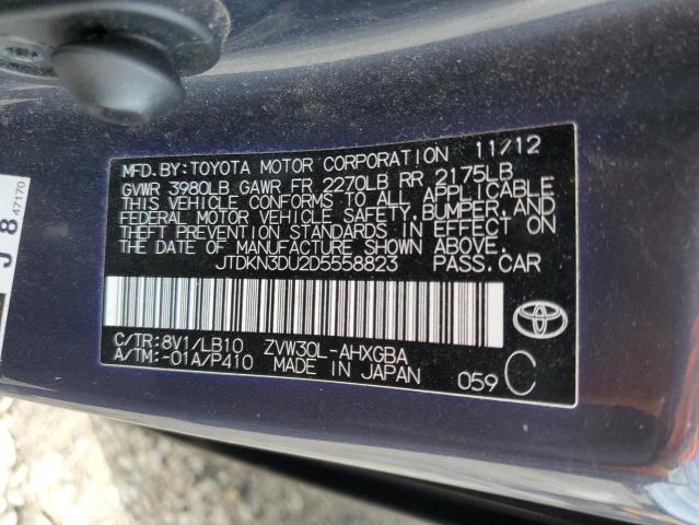 2013 TOYOTA PRIUS - JTDKN3DU2D5558823
