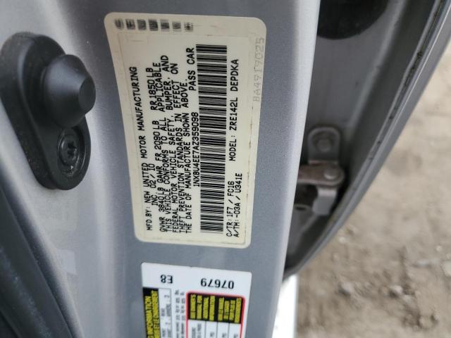 1nxbu4ee7az359098 - 2010 Toyota Corolla Base - #56559975
