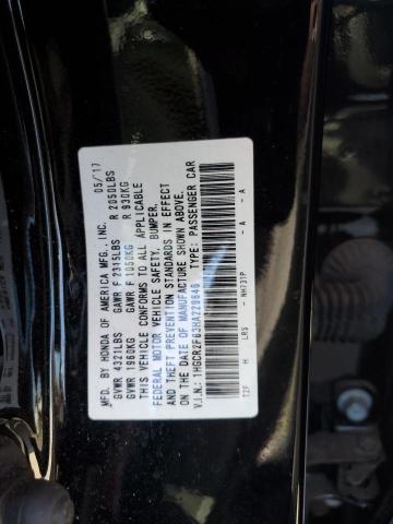 2017 HONDA ACCORD EXL - 1HGCR2F83HA229646