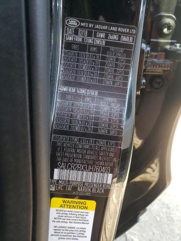 2018 LAND ROVER DISCOVERY - SALCR2RX3JH760403