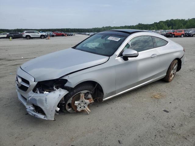 Vin: wddwj4kb1hf332816, lot: 57323005, mercedes-benz c-class 300 4matic 2017 img_1