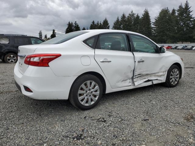 NISSAN SENTRA S 2017 white  gas 3N1AB7AP5HY340896 photo #4