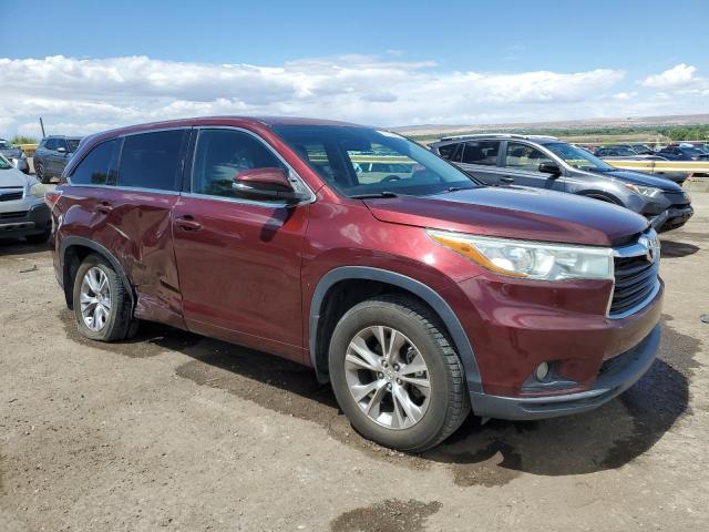Vin: 5tdbkrfh1fs086557, lot: 57168085, toyota highlander le 20154