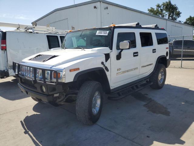 HUMMER H2 2004 white 4dr spor gas 5GRGN23U84H106969 photo #1
