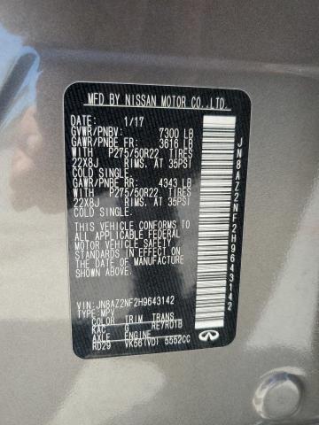 2017 INFINITI QX80 BASE - JN8AZ2NF2H9643142