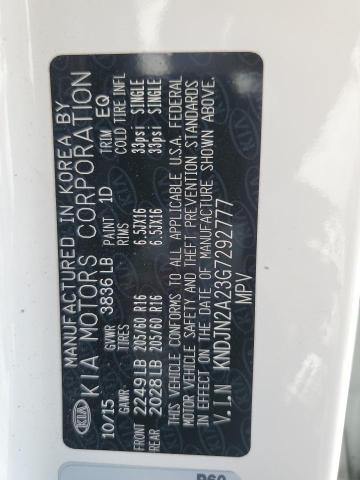 2016 KIA SOUL - KNDJN2A23G7292777