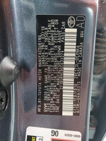 2016 TOYOTA COROLLA L - 2T1BURHE9GC633274