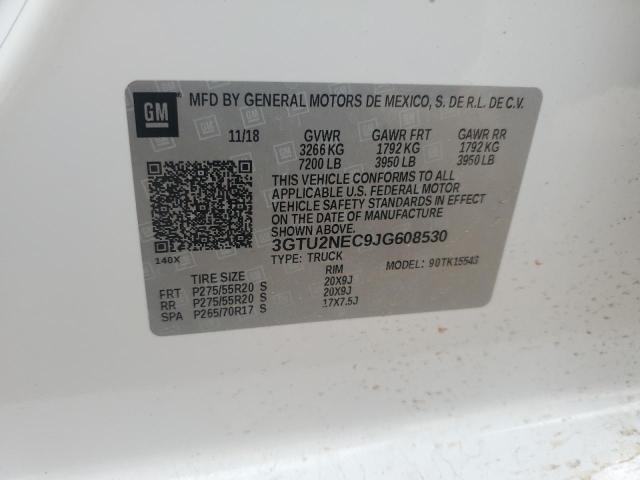 2018 GMC SIERRA K15 - 3GTU2NEC9JG608530