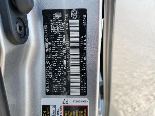 2017 TOYOTA CAMRY LE - 4T1BF1FK7HU344544