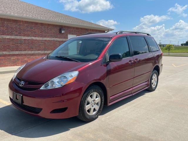 TOYOTA SIENNA CE 2006 maroon sports v gas 5TDZA23C36S513514 photo #3