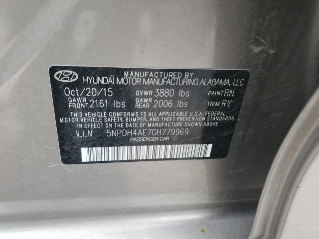 2016 HYUNDAI ELANTRA SE - 5NPDH4AE7GH779969