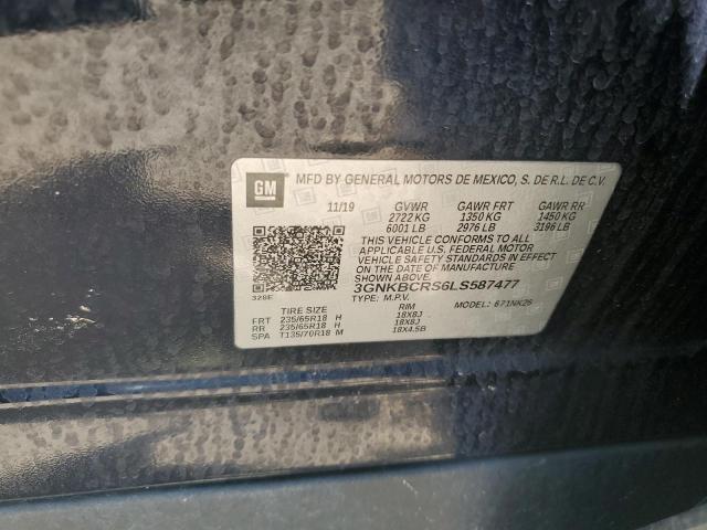 2020 CHEVROLET BLAZER 2LT - 3GNKBCRS6LS587477