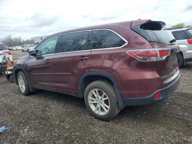 Vin: 5tdzkrfh1fs079607, lot: 55459515, toyota highlander le 20152