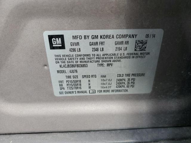 2015 BUICK ENCORE CON - KL4CJBSB6FB036853