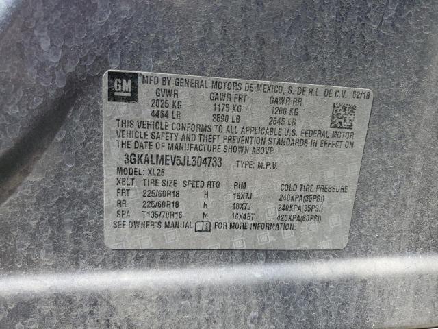 2018 GMC TERRAIN SL - 3GKALMEV5JL304733