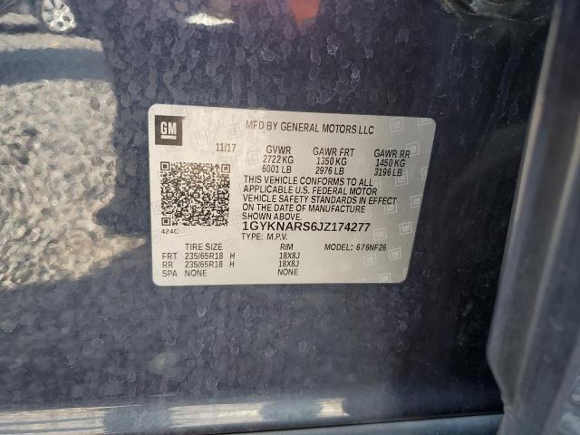 2018 CADILLAC XT5 - 1GYKNARS6JZ174277