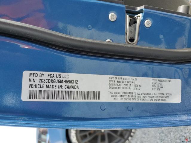 2021 DODGE CHARGER SC - 2C3CDXGJ6MH596312
