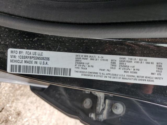 2025 RAM 1500 BIG H - 1C6SRFBP5SN506206